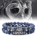 Natural Stone Owl Bracelet